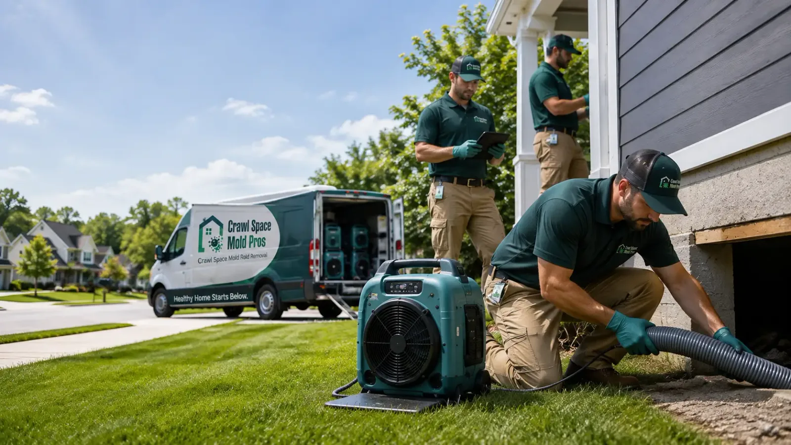 Crawl Space Mold Removal in Epping, NH